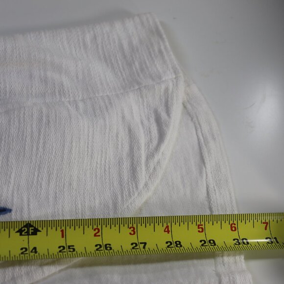 Chicos Zenergy Blue WhiteFloral Embroidered Open Floral Jacket Sweater Size 3 XL - Picture 16 of 16